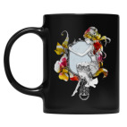 Кружка цветная UV-DTF