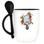 Кружка с ложкой