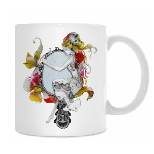 Кружка с принтом Нарцисса