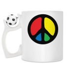 Кружка с футбольным мячиком