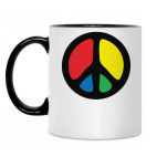 Кружка двухцветная