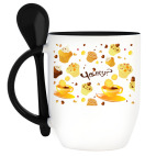 Кружка с ложкой