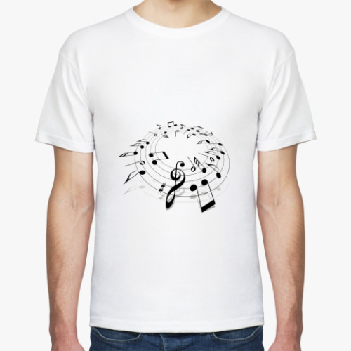 Футболка с принтом music