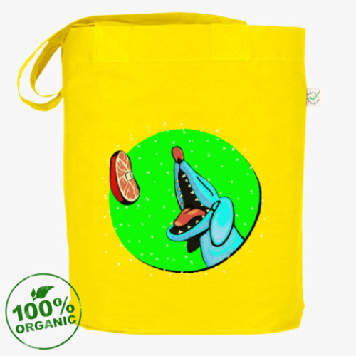 Сумка шоппер с принтом Новогодний глюк