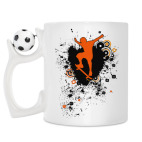 Кружка с футбольным мячиком