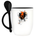 Кружка с ложкой