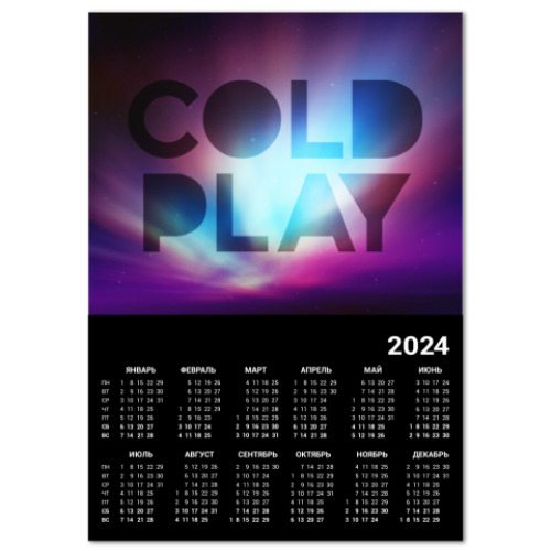 Календарь Coldplay