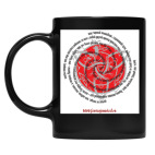 Кружка цветная UV-DTF