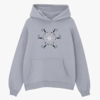 Толстовка худи оверсайз