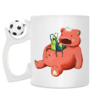 Кружка с футбольным мячиком