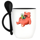 Кружка с ложкой