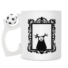 Кружка с футбольным мячиком