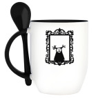 Кружка с ложкой