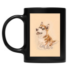 Кружка цветная UV-DTF