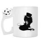 Кружка с футбольным мячиком