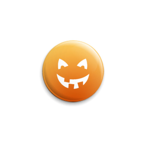 Значок 25мм с принтом  Halloween smile