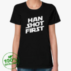 Женская футболка органик