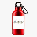 Металлическая бутылка 400 мл UV-DTF