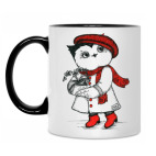 Кружка двухцветная