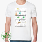 Мужская футболка органик