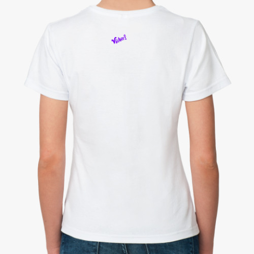 Классическая футболка с принтом Violet Wonder