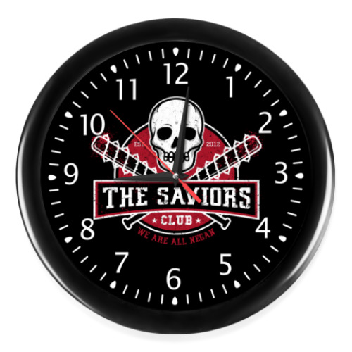 Настенные часы Walking Dead The Saviors TWD