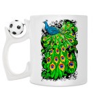 Кружка с футбольным мячиком