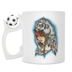 Кружка с футбольным мячиком