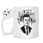 Кружка с футбольным мячиком