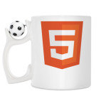 Кружка с футбольным мячиком