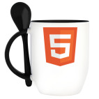 Кружка с ложкой