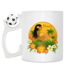 Кружка с футбольным мячиком