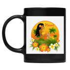 Кружка цветная UV-DTF