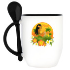 Кружка с ложкой