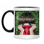 Кружка двухцветная