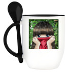 Кружка с ложкой