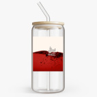 Банка с бамбуковой крышкой