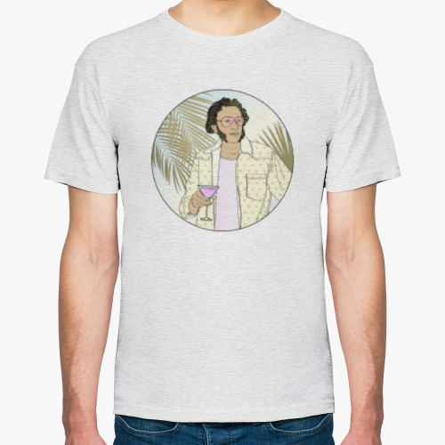 Футболка с принтом Летний Пушкин