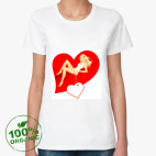 Женская футболка органик