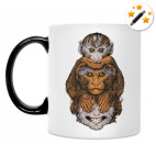 Три обезьяны символ года