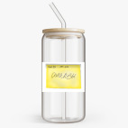 Банка с бамбуковой крышкой