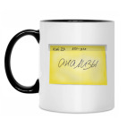 Кружка двухцветная