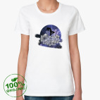 Женская футболка органик