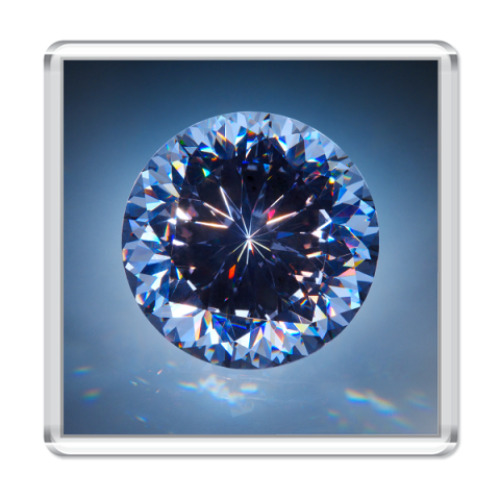 Магнит с принтом  Бриллиант