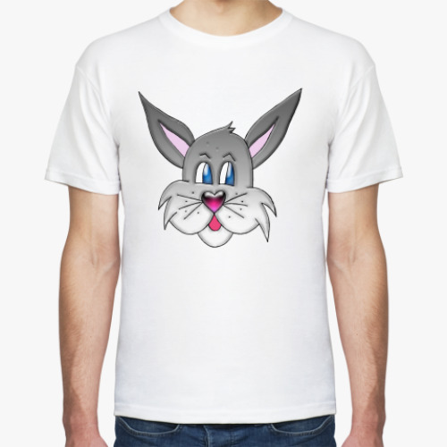 Футболка с принтом Зайка