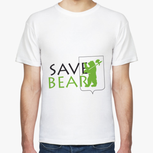 Футболка с принтом Save Bear