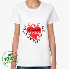 Женская футболка органик