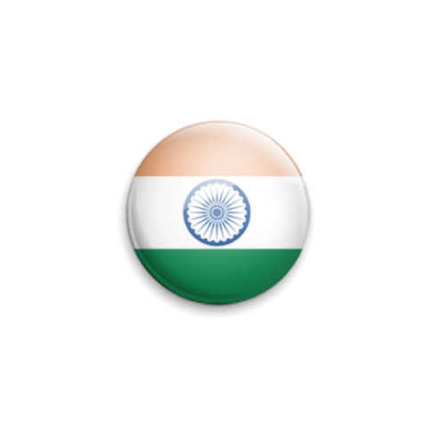 Значок 25мм с принтом India