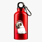 Металлическая бутылка 400 мл UV-DTF