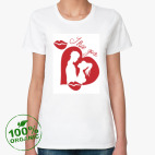 Женская футболка органик